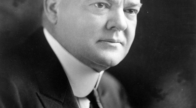 31st U.S. President Herbert Hoover Death