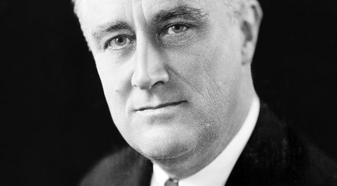 32nd U.S. President Franklin D. Roosevelt Death