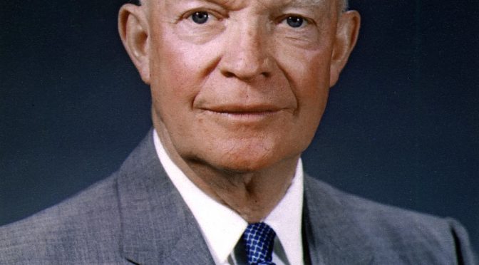 34th U.S. President Dwight D. Eisenhower Death