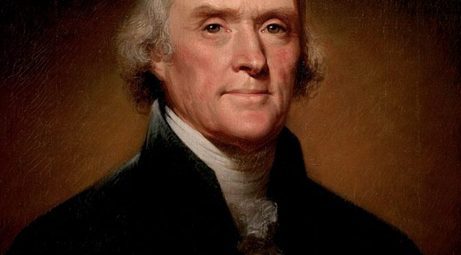 3rd U.S. President Thomas Jefferson Death